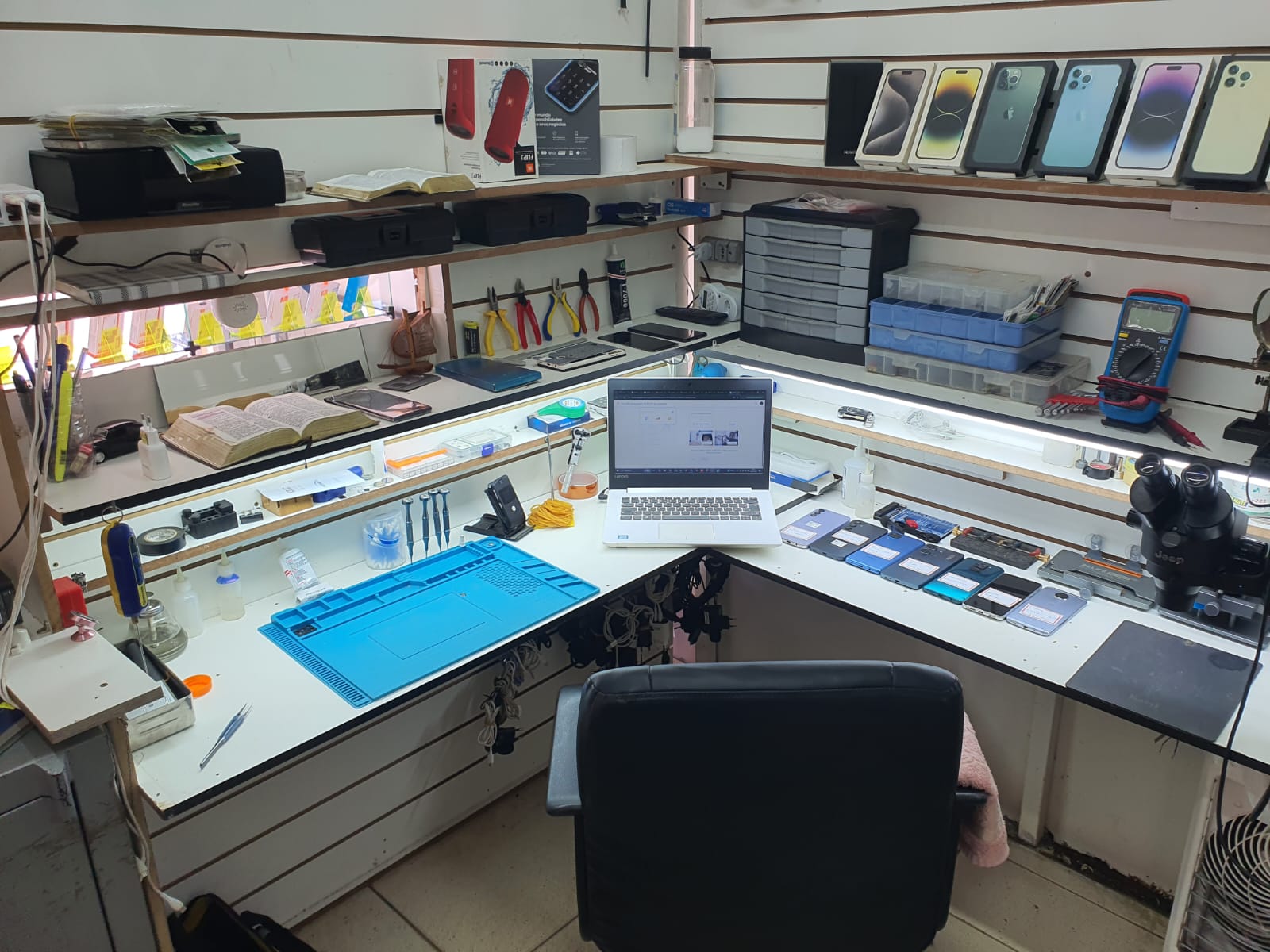 Equipamentos profissionais